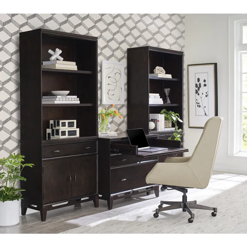 Sutton Door Bookcase - French Roast