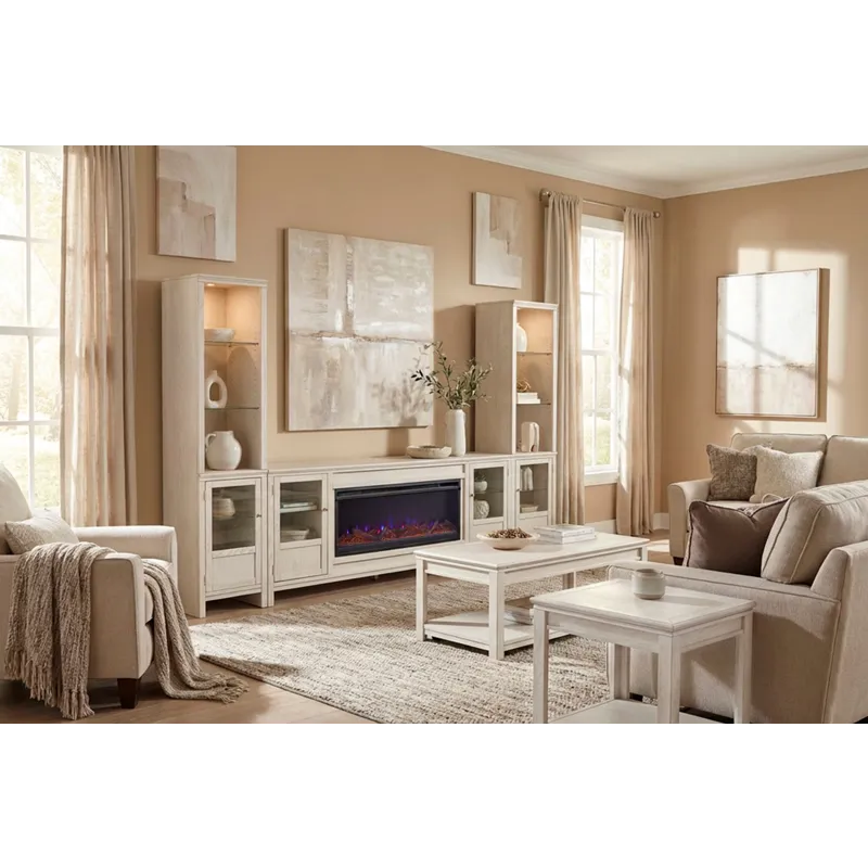 Sandro 80" Fireplace Console