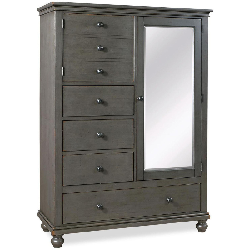 Oxford Chiffarobe - Peppercorn B955785118 by Aspen Home at