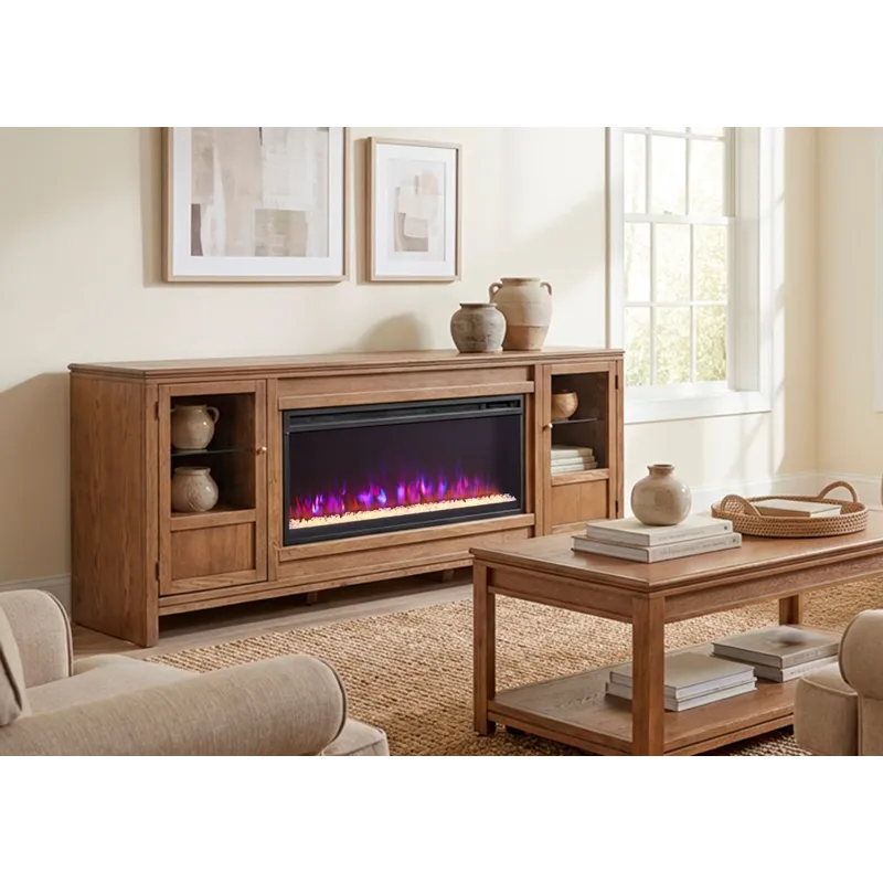 Sandro 80" Fireplace Console