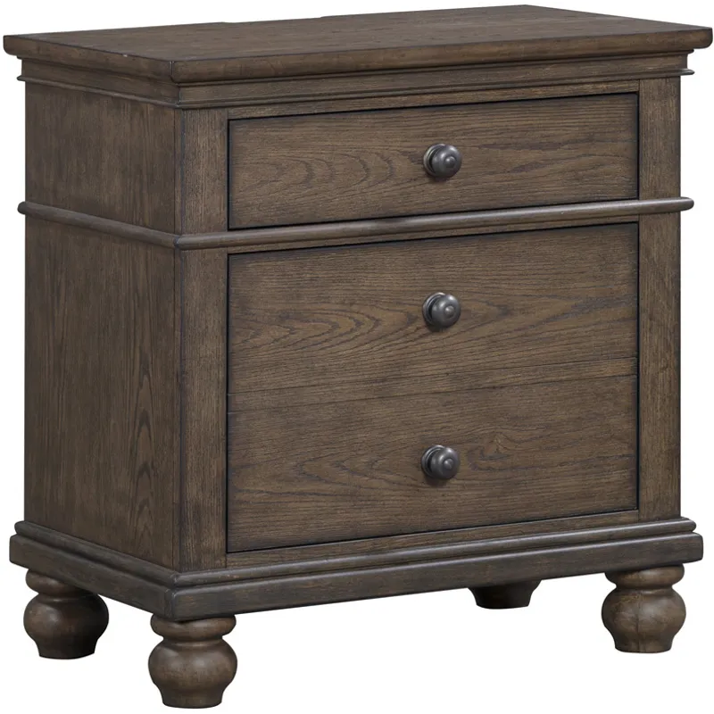 Oxford 2 Drawer Nighstand