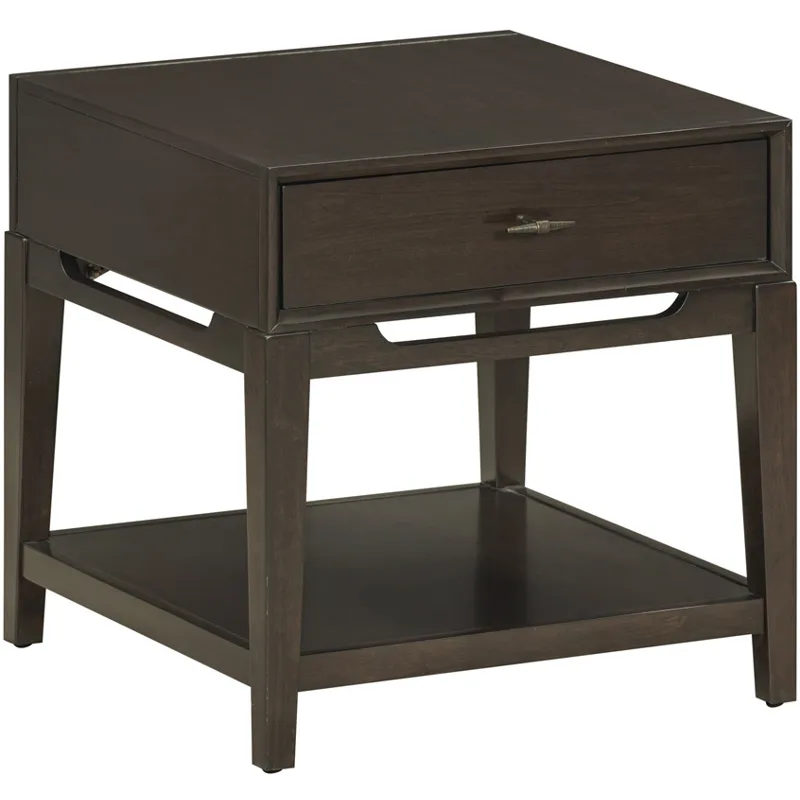 Sutton End Table - French Roast