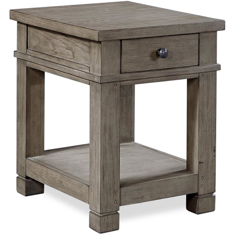 Tucker Stone Chairside Table by Aspen Home I459130STN Wright