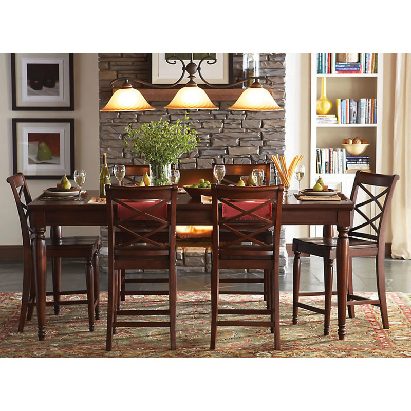 Counter Height Table & Chairs ICBDRGRP2 at Designer Furniture Gallery