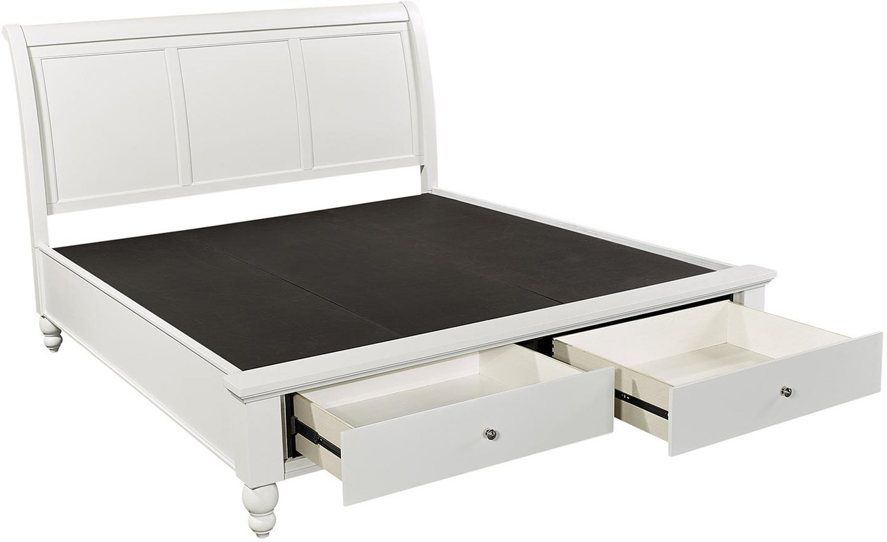 Aspen Cambridge Sleigh Storage Bed - Thumbnail 5