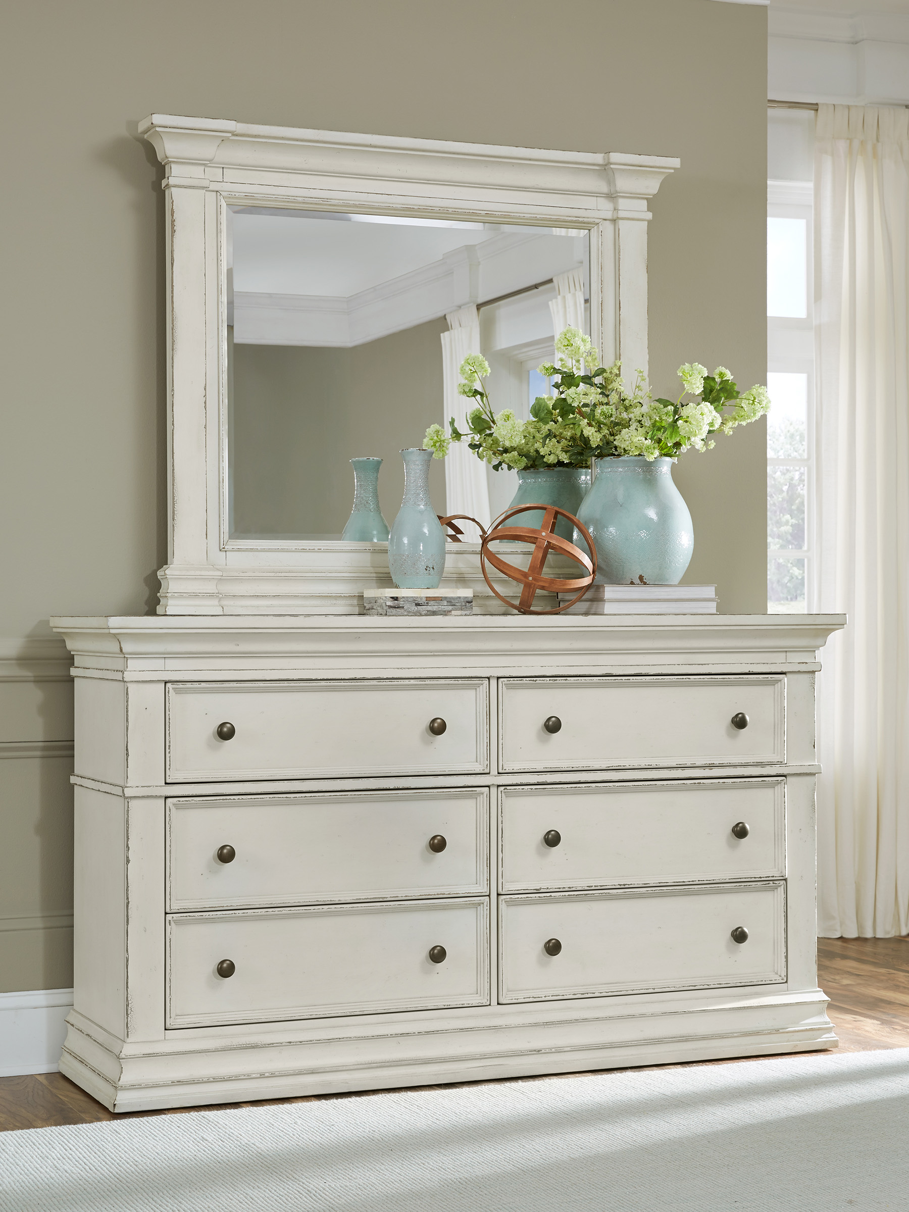 Granville Vintage White Dresser by Aspen Home I207453WHI Horton's