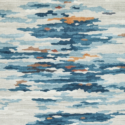 Cream/Blue/Brown