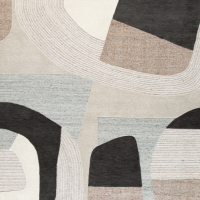 Grayish Teal/Taupe/Cream