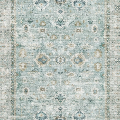 Teal/Beige/Ochre