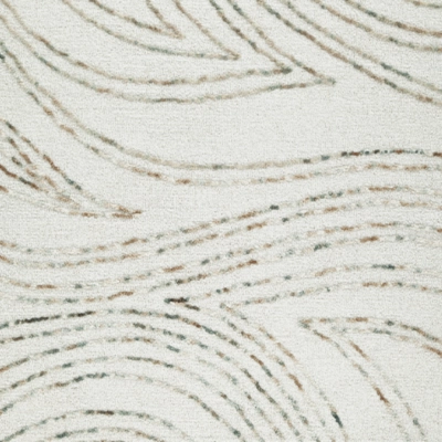 Ivory/Green/Brown