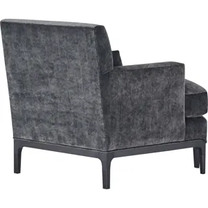 As Shown: fabric 19-840 (limited availability), Black Mink finish, Oil Rubbed Bronze ferrules