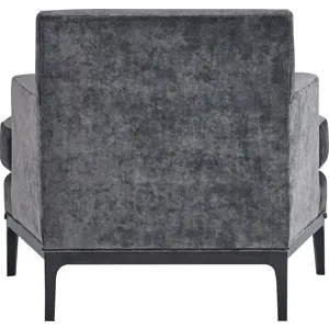 As Shown: fabric 19-840 (limited availability), Black Mink finish, Oil Rubbed Bronze ferrules