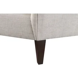 As Shown: fabric  45-621 (no longer available), Caviar finish