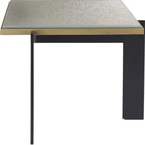 As Shown: Oil Rubbed Brass base, Bright Bronze with Mica glass top