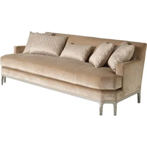 As Shown: fabric 19-811, Gray Mink finish, Antique Silver ferrules (no longer available)