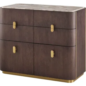 As Shown: Obsidian with Polished Calacatta Gold Marble