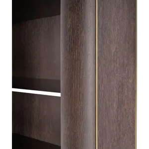 As Shown: Obsidian with Natural Bronze
