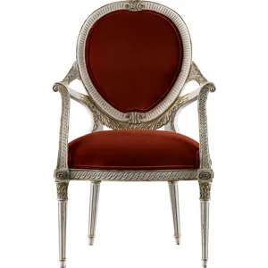 As Shown: fabric 85-535 (no longer available), Venetian finish with Worn Gilt tipping