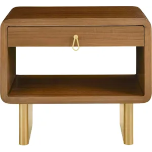 As Shown: Nougat with Natural Bronze Hardware