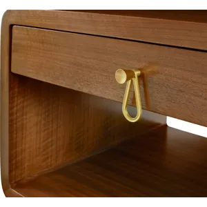 As Shown: Nougat with Natural Bronze Hardware