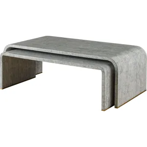 Baker Originals Craquelure Nesting Cocktail Table (Small)