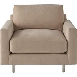 As Shown: Polished Stainless Steel, Essentials Value fabric 23-151