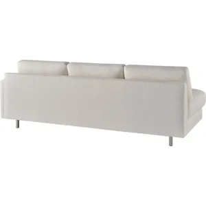 As Shown: Polished Stainless Steel, Essentials Value fabric 23-143