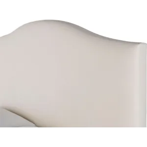 As Shown: fabric 79-305, 64" headboard, regular taper foot in Chocolate Mink