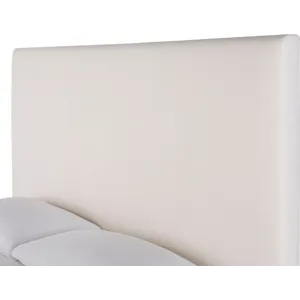 As Shown: fabric 79-305, 64" headboard, regular taper foot in Chocolate Mink
