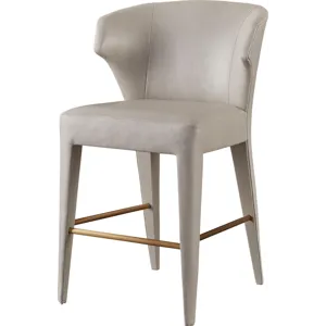Baker Luxe Lapel Counter Stool