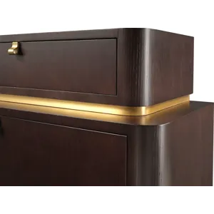 As Shown: Carob with Natural Bronze