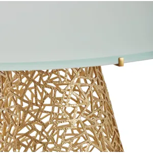 As Shown: Liquid Bronze with Brilliant White