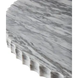 As Shown: Polished Arabescato Marble