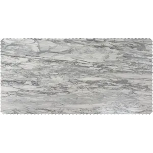 As Shown: Polished Arabescato Marble