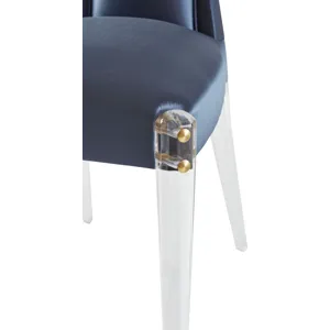 As Shown: fabric 13-595 (limited availability), Acrylic legs