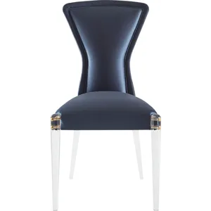 As Shown: fabric 13-595 (limited availability), Acrylic legs