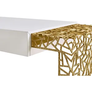 As Shown: Liquid Bronze with Brilliant White