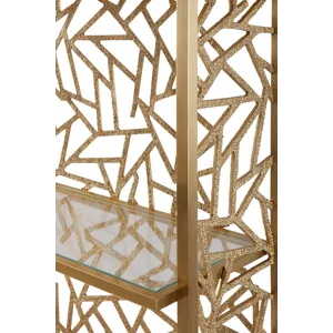 As Shown: Natural Bronze frame with Liquid Bronze fretwork