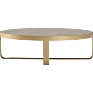 As Shown: Honed Cream Karaman top, Natural Bronze base
