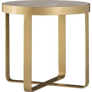 As Shown: Honed Cream Karaman top, Natural Bronze base