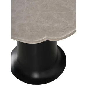 As Shown: Honed Cream Karaman top, Blackened Bronze base