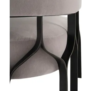 As Shown: fabric 930-014, Blackened Bronze