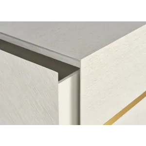 As Shown: Ecru with Natural Bronze