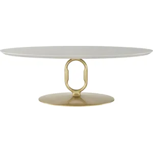 As Shown: Ecru with Natural Bronze