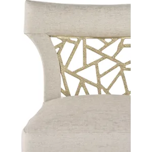 As Shown: fabric 45-627, Liquid Bronze back