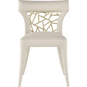 As Shown: fabric 45-627, Liquid Bronze back