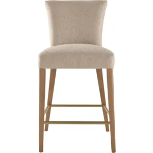 As Shown: fabric 45-627, Toffee finish, Natural Bronze hardware