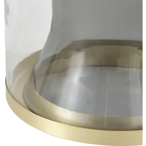 As Shown: Blown Murano Glass, Brass ring