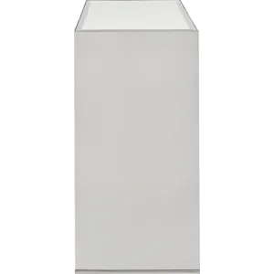 As Shown: Polished Stainless Steel with Mirror