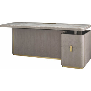 BXG Collection Fixed Height Desk with Marble Top